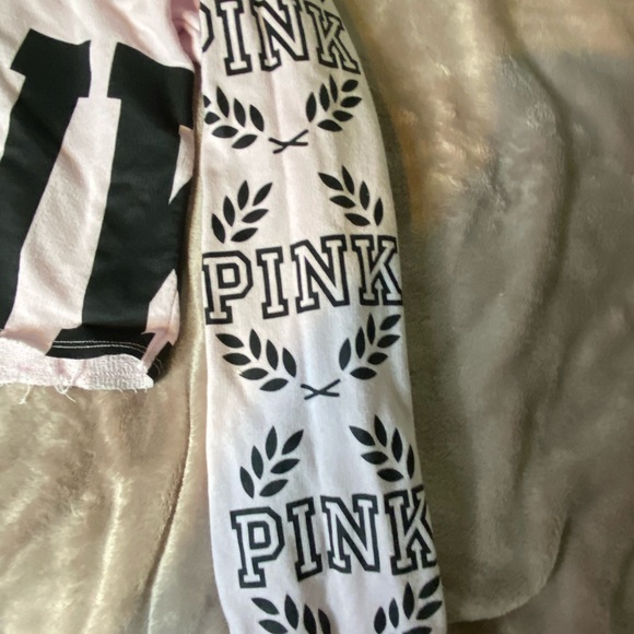 PINK long sleeve crop top - Picture 2 of 4